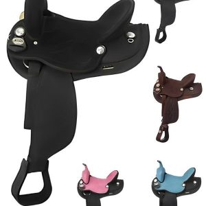 ** SALE** 11" 12" Eclipse By Tough1 Round Skirt Competition Saddle Youth