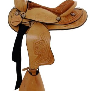 12" Dakota Light Oil Pony Saddle 950slo