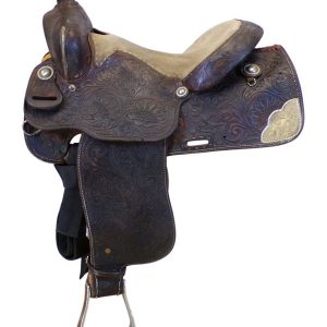 PRICE REDUCED! 14 Inch Used Longhorn Show Saddle