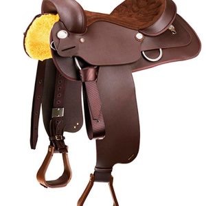 15.5Inch Used Circle Y JBN Treeless Barrel Saddle 3914