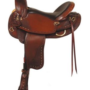 16" 17" Big Horn Texas Best Hill Country Trail III Saddle, Gaited 938G