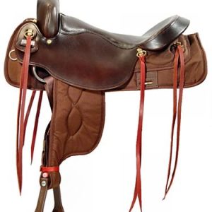 16" 17.5" Big Horn Draft Synthetic Saddle 296