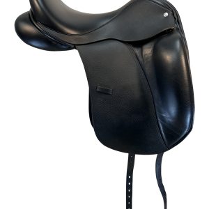 17 Inch Used Custom Saddlery Dressage Saddle 31124