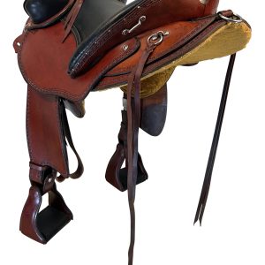 17 Inch Used Henry Miller Double Creek Endurance Saddle Wide Tree