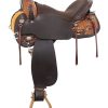 13" to 17" Circle Y Quilted Sunflower Flex2 Trail Saddle 1685
