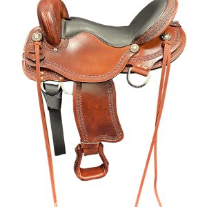 16 Inch Used Circle Y KK Faith Barrel Saddle Wide Flex2 Tree 1524